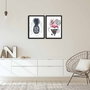 Wallity Juego de 2 Cuadros Decorativos Enmarcados 2PSCT-04